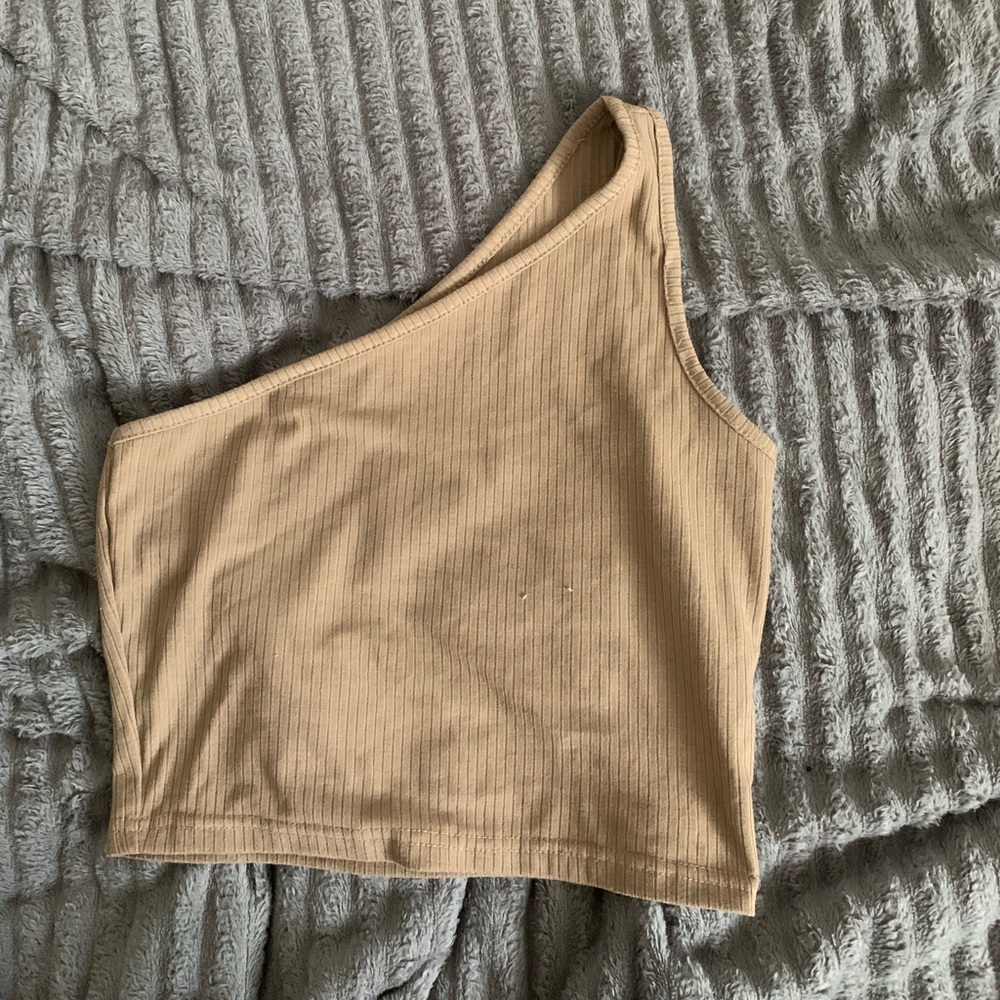 Shein one shoulder crop top
